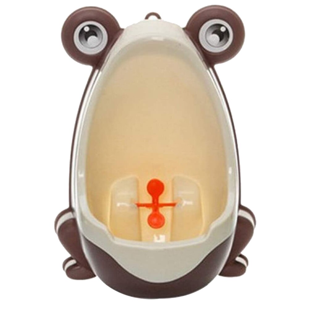 Pisuar dla chłopców nocnik dla dziecka trening toaletowy kształt żaby pisuar nocnik dla malucha chłopcy niemowlę Pee trening z wiatrakiem: D