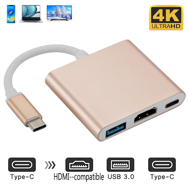 Thunderbolt 3 -sovitin usb-tyypin c-keskitin hdmi-yhteensopiva 4k tuki samsung dex mode usb-c -telakka ja pd macbook pro/airille