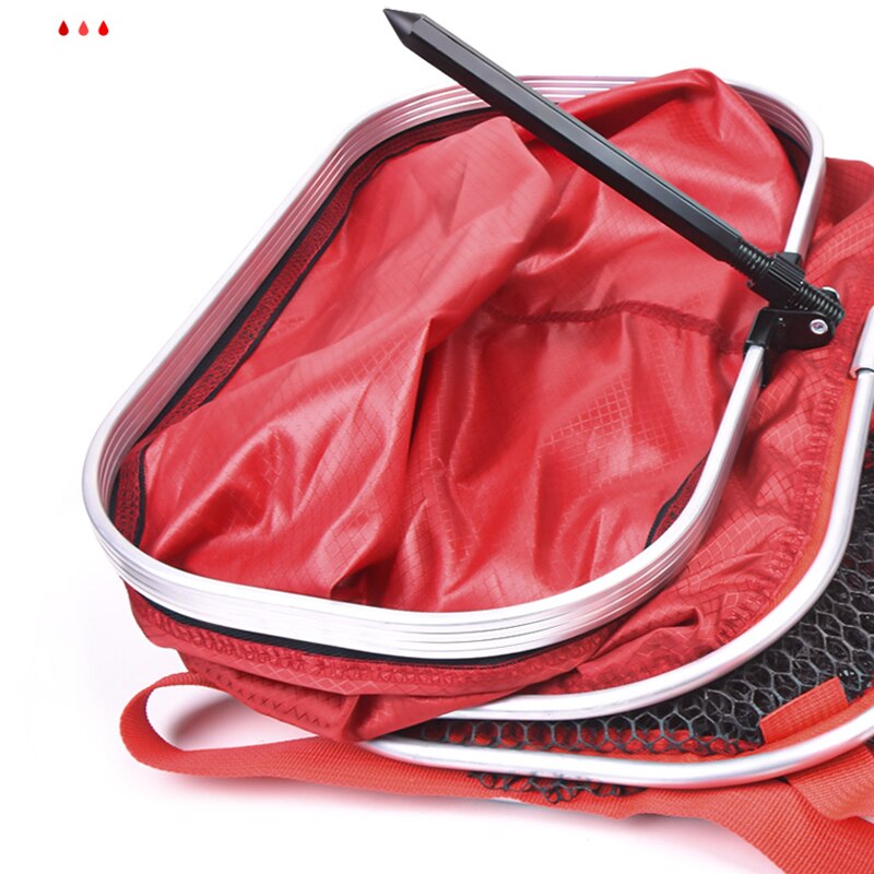 Lawaia Vis Kooi Gelijmd Vierkante Netto Kooi Outdoor Draagbare Visnet Kooi Vis Tas Sneldrogende Vissers Apparatuur