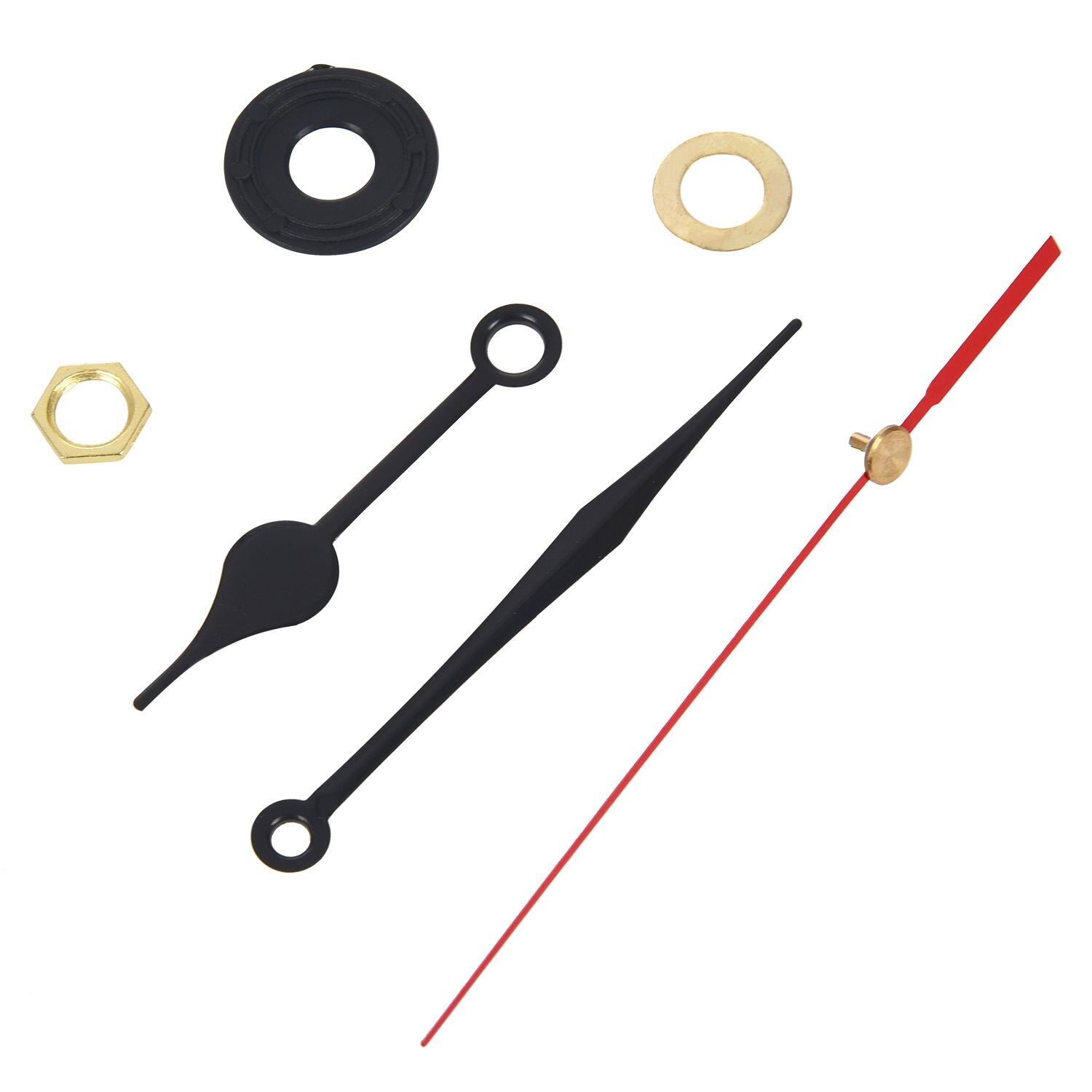 High Torque Clock Mechanism Movement, 6/ 25 Inch Maximum Dial Thickness, 17/ 25 Inch Total Shaft Length