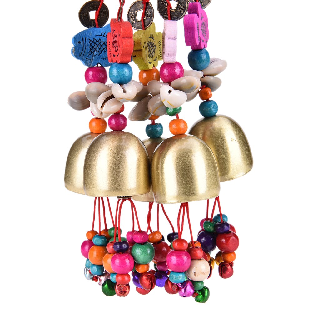 Mobile Garden Wind Chime Bell Outdoor National Home Pop Yard Copper Living Decor