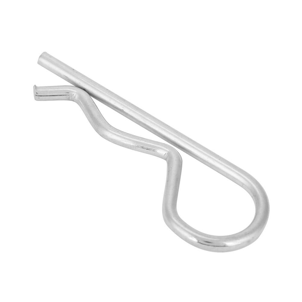 10 pièces B Type galvanisé fer pince Cotter Lente broches de retenue pinces à ressort 3*60mm/3.5*75mm/4*75mm taille en option