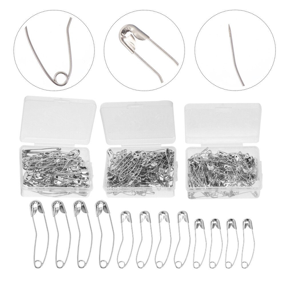 Practical Curved Safety Pin Clothes Safety Pin for Scarf Fabric Crafts