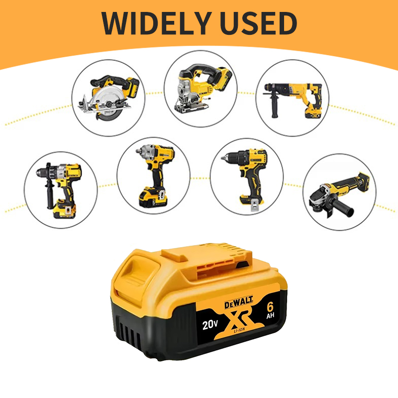Dewalt original 18v, 6.0ah,  dcb 115,  dcb 118 batterioplader, hurtigopladning, litiumbatteri, værktøjsbatteri, original dewalt