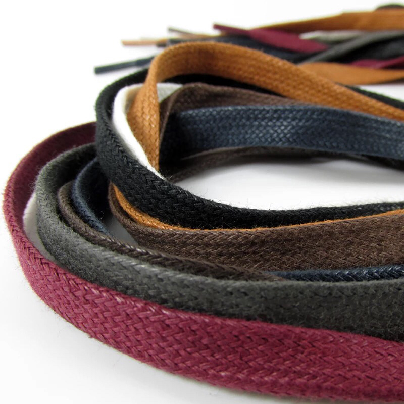 1 par de cordones planos encerados, cordones de zapatos informales impermeables de cuero, botas Unisex, longitud del cordón 60 80 100 120 140 160 180CM P3