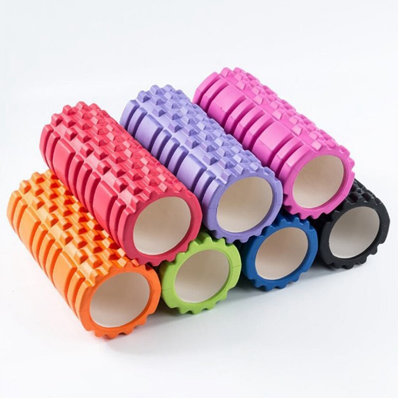 30X8.5Cm Yoga Blok Fitnessapparatuur Pilates Foam Roller Fitness Gym Oefeningen Spier Massage Roller Yoga Brick Sport gym