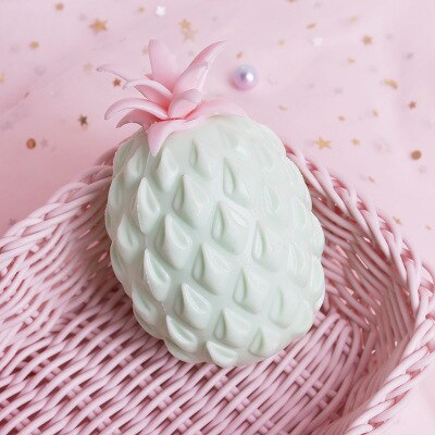 Balle de raisin Anti-Stress ananas, Gadget amusant, jouets de décompression pour enfants, autisme, jouets à presser au poignet: vert clair