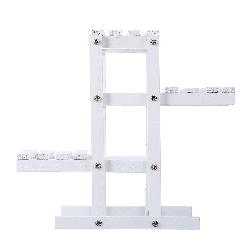 Plante blanche Pot de fleur etagere en bois multi-couche support plante succulente etagere support balcon intérieur jardin plante rangement Decoration