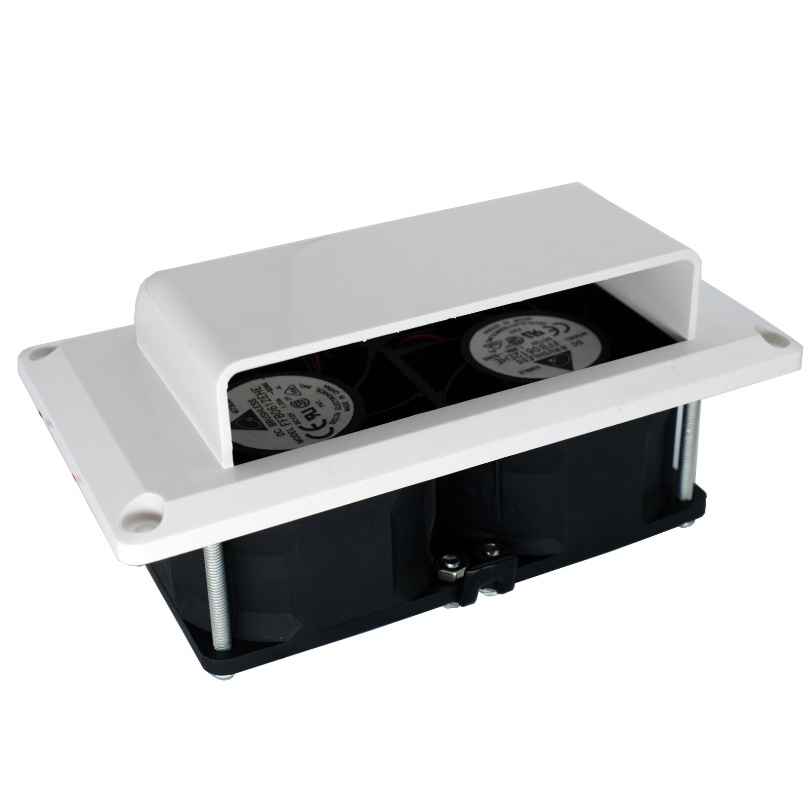 12V 25W Wit Caravan Inner Side Air Cooling Ventilator Vent Uitlaat Ventilatie Voor Rv Boot Marine Yacht lage Ruis Rustige Trip
