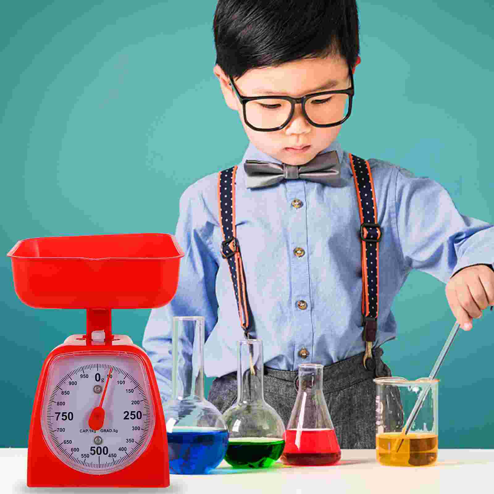 High Precision Kitchen Scales With Dial Display Plastic Weighing Scale For Chemistry Lab Portion Control Tool Laboratory Balance