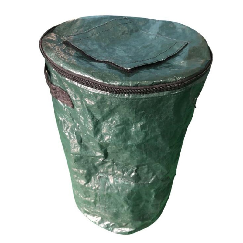 Haveblad indsamle affaldsværktøj kompostpose pe plastikpose planter grøntsagsplantepotte havearbejde container opbevaringspose
