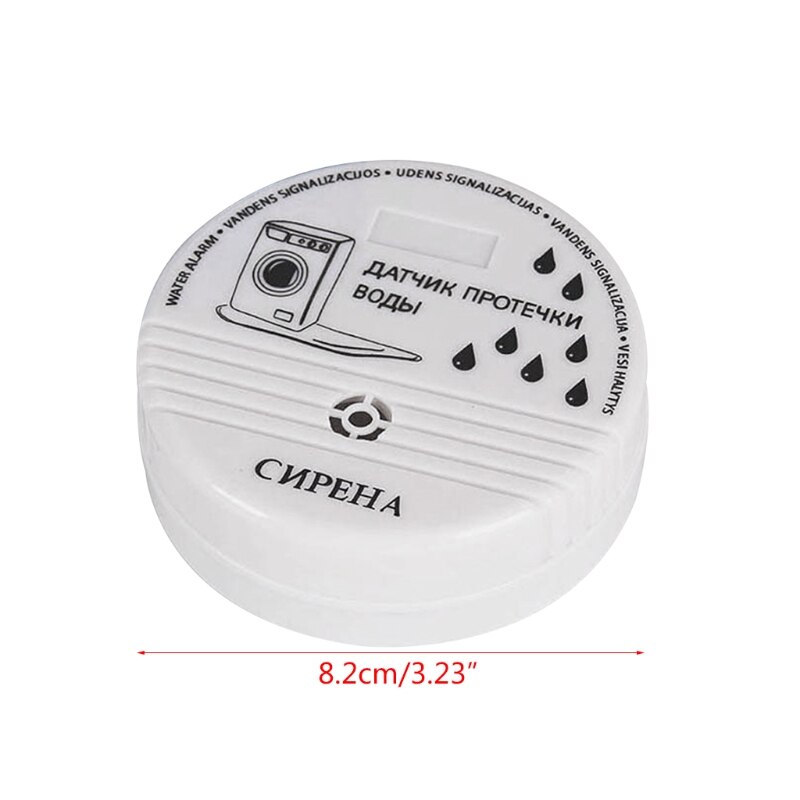 Water Leak Sensor Alarm Buzzer Wireless Water Leakage Detector for Basement