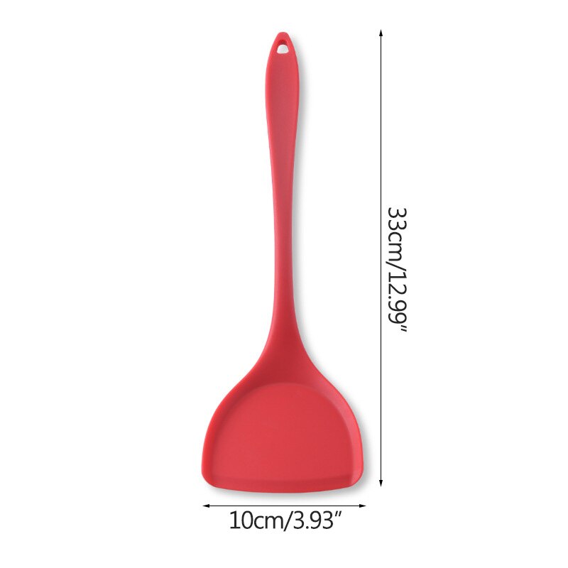 Spatula High Temperature Resistant All-Inclusive Silicone Pot Spatula Cooking Frying Pan Silicone Kitchen Chinese Spatula