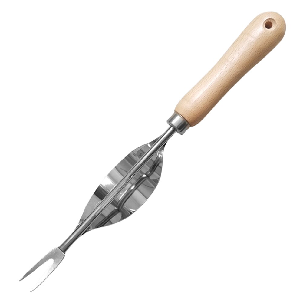 Poignée en bois acier inoxydable jardin désherbeur main désherbage enlèvement Cutter pissenlit extracteur outils multifonction désherbeur greffe