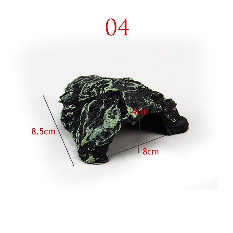 Décor de Terrarium, cachette, lézard, serpent, tortue, repos, grotte, Reptile, maison, se prélasser, enclos, Aquarium, aménagement paysager: D