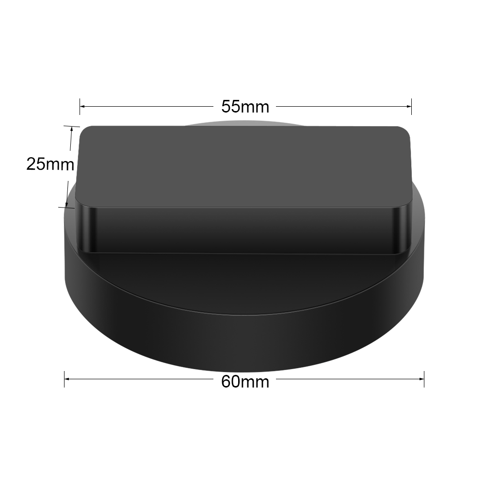 Universal Car Jack Rubber Pads Lift Jack Stand Pad Floor Slotted Car Jack Rubber Pad Frame Protector Adapter Jacking Tool: black