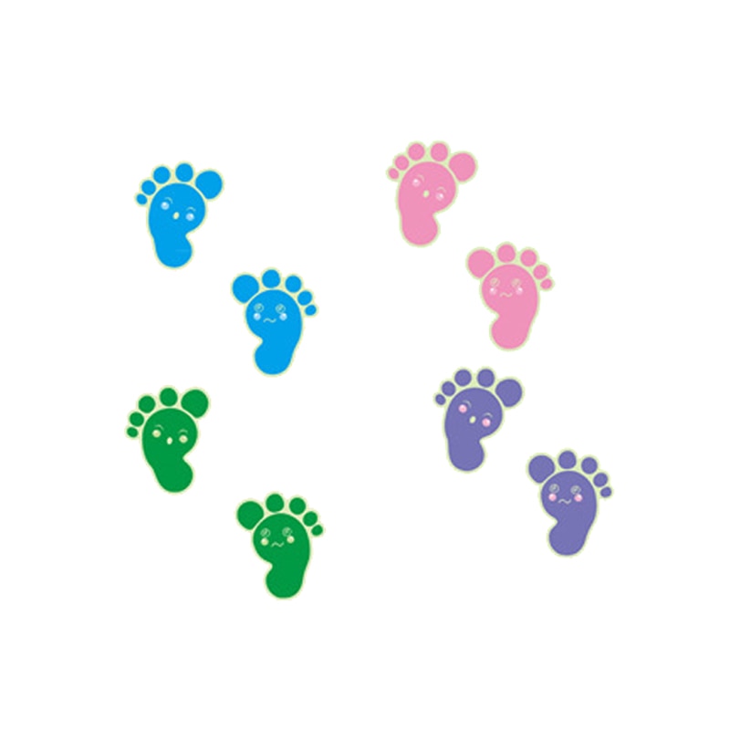 Lichtgevende voetafdrukken Floor sticker voor kids baby kamer badkamer vloer decoratie home decor decals Glow in The dark muurstickers