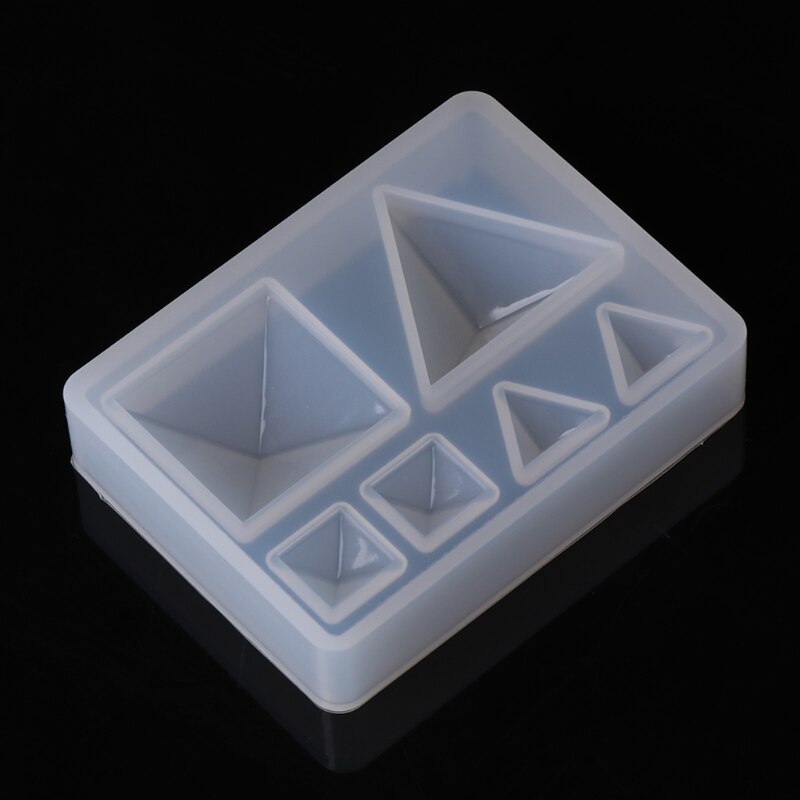 Epoxidharz-silikonform zum selbermachen, geometrischer dreiecksspiegel, bastelarbeiten, schmuckherstellung, dekorative kuchen