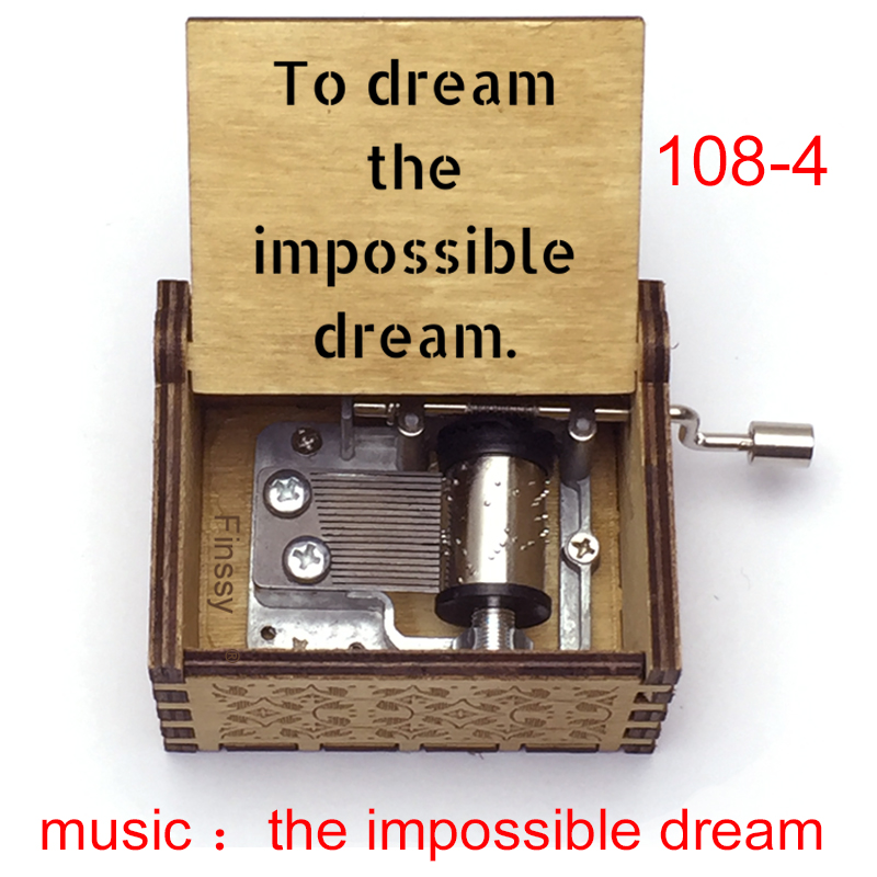 inspiring music the impossible dream music box Musical Hand for children year Christmas Music Box