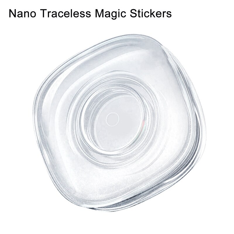 Nano Gel Pad Traceless ic pegatinas alfombrilla antideslizante soporte de montaje de coche para el soporte del teléfono móvil, aplicación para la oficina en casa del coche (1