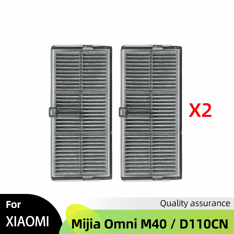Ajuste para Xiaomi Mijia M40 / D110CN Robot aspirador de repuesto Cepillo Lateral principal filtro HEPA almohadillas de fregona bolsa de polvo accesorios de repuesto: Amarillo claro