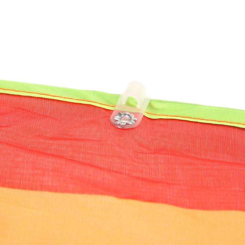 Regenboogvlieger lange staart nylon nieuwigheid regenboog schilderij vlieger interessante buitenvliegers vliegende kinderen interactief kleurrijk