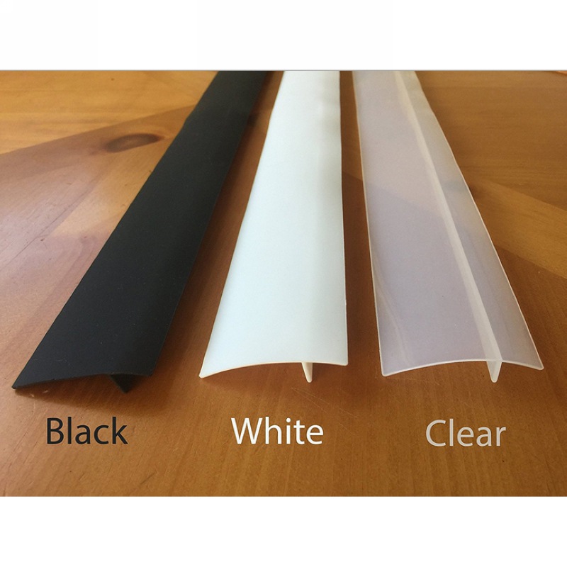 Kitchen Silicone Stove Counter Gap Cover Heat Resistant Wide Long Gap Filler Seals Spills Between Counter Silicone Gap Covers