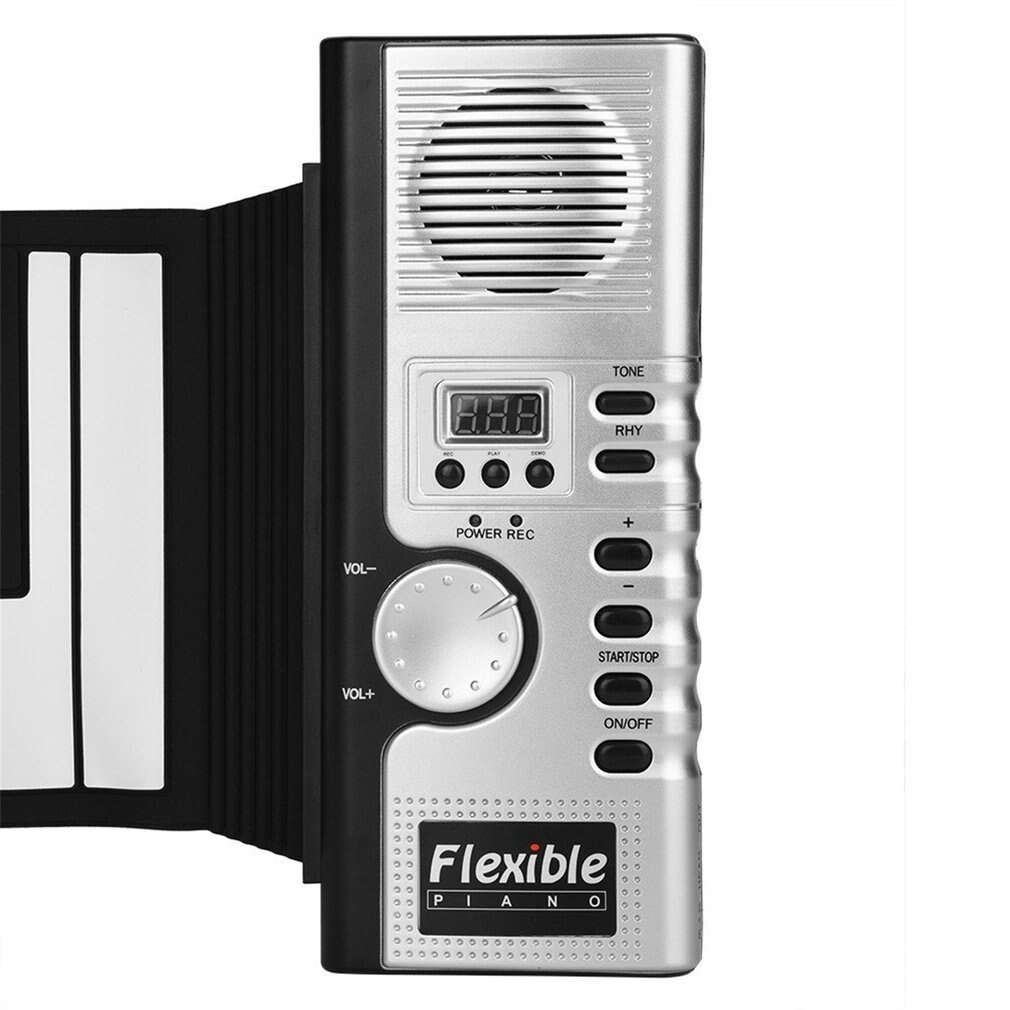 61-Key Hand-Rolled Piano With Speakers Beginner Piano For Children Midi Recording Playback Function Dual Keyboard Function