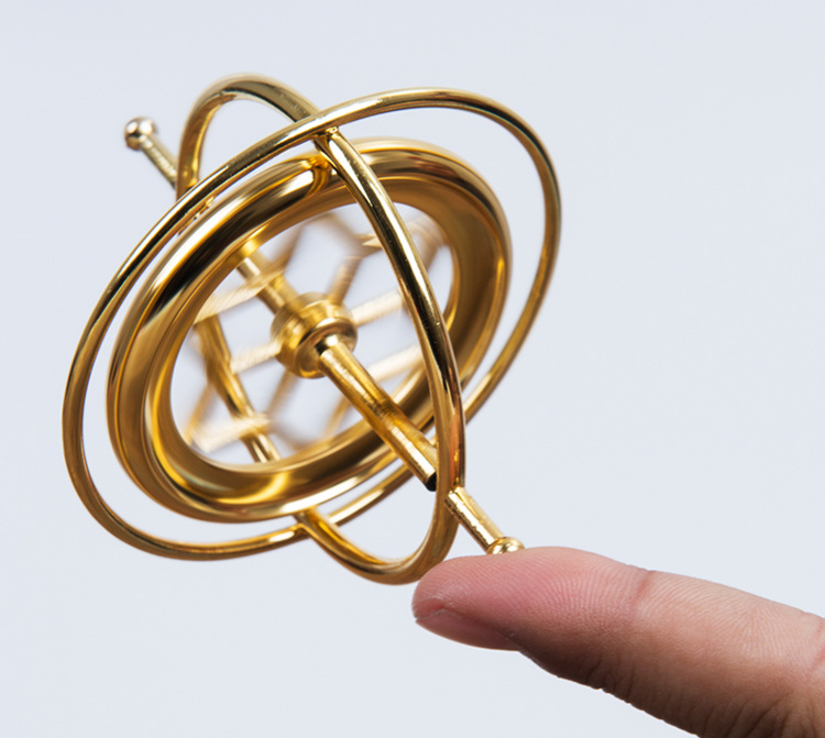 Kleurrijke Vingertop Gyro Zinklegering Decompressie Speelgoed Vinger Gyro Fabriek Metalen Gyroscoop