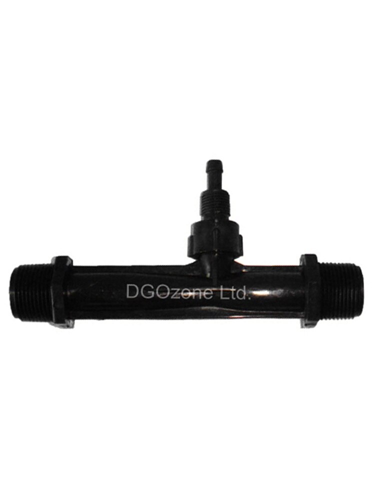 PVDF 3/4 "Ozono inyector venturi inyector de mezcla de ozono venturi con válvula 1 inyector de adubo KH-A25152 DGOzone
