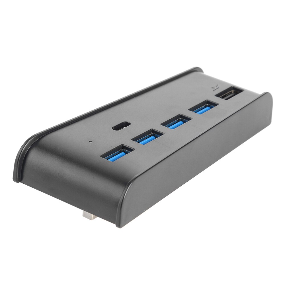 Adaptador de concentrador USB divisor 6 en 1 para PS5, Hub con 5 puertos USB A + 1, C para consola PS 5 edición Digital: Default Title