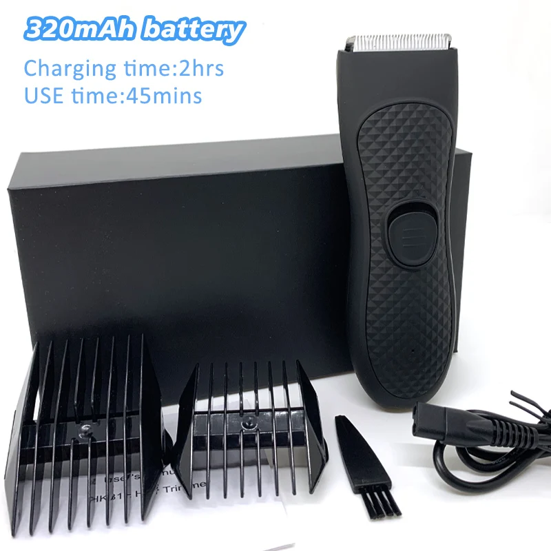 Máquina de corte de cabelo profissional aparador de barba barbeador elétrico para corpo adulto barbear ipx7 à prova dwaterproof água segurança navalha clipper: YELLOW