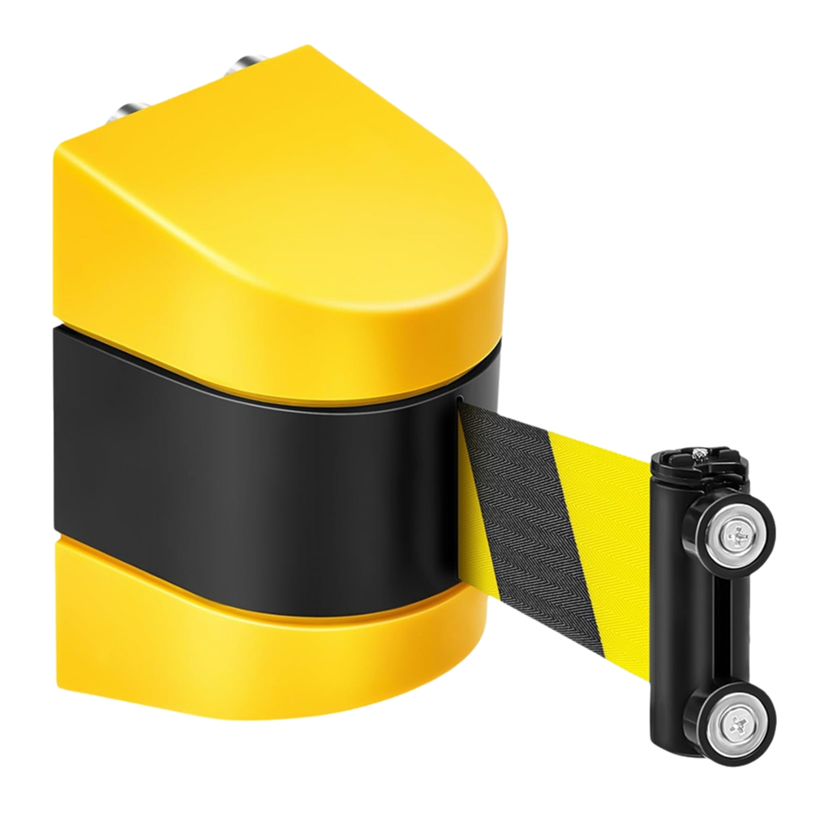 16.4 Ft Magnetic Retractable Wall Barrier Magnetic Wall Mount Crowd Control Retractable Safety Belt Striped Belt