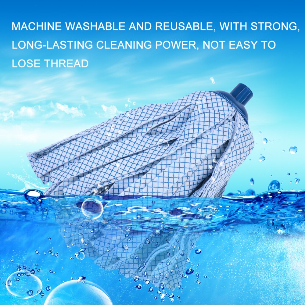 2Pcs Mop Head Replacement Water-absorb Mop Head Accessories Cleaning Mop Head
