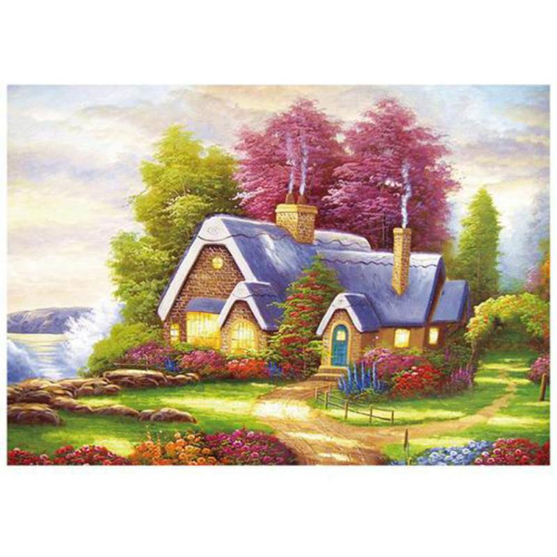150 Piece Jigsaw Puzzle Landscapes Decompression Game Toy Difficulty 15X10CM Parent-child Interaction Puzzle: 14