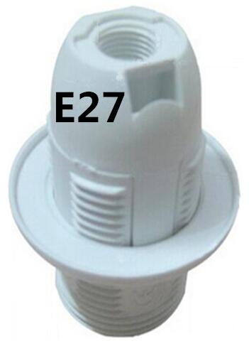 E27 base plastic Clip soort lamphouder E27 draad lamphouder E27 semi draad lamphouder volledige Draad e27 base Tentoonstelling holer: full thread
