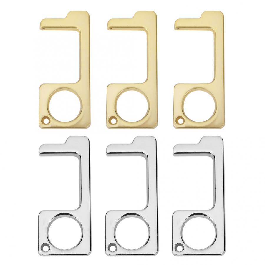 Key Door Opener 3PCs Portable Door Opener Anti-Contact Hygienic Practical Hand Tools Elevator Button Key