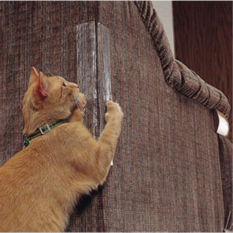 Anti kat ridse stick-on skjold kat ridse afskrækkende tape kat træning tape ridse beskyttelsesmåtte møbler sofa beskyttelsespude