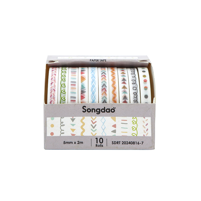 10Rolls Slim Basic Washi Tape Scrapbooking Supplies Washi Tape Set Rainbow Cinta Adhesiva Decorativa Journal Diary Washi Tapes: green