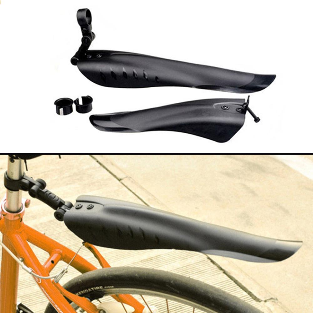 2 stk cykel mudderbeskyttelse mtb cykel hurtig frigivelse justerbar fender mudderbeskyttelse vinger til cykling foran bagskærme cykeltilbehør