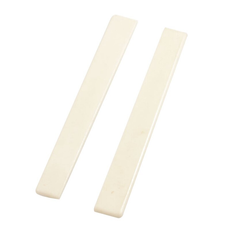 2 Stuks Spare Part Beige Plastic Bridge Zadel Moer Voor Klassieke Gitaar: Default Title