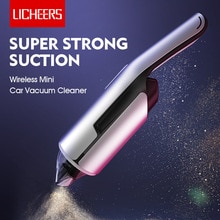 Licheers Auto Car Vacuum Cleaner Handheld Portable Car Interior Cleaner DC 12V 65W Strong Power Vacum Cleaner in Home