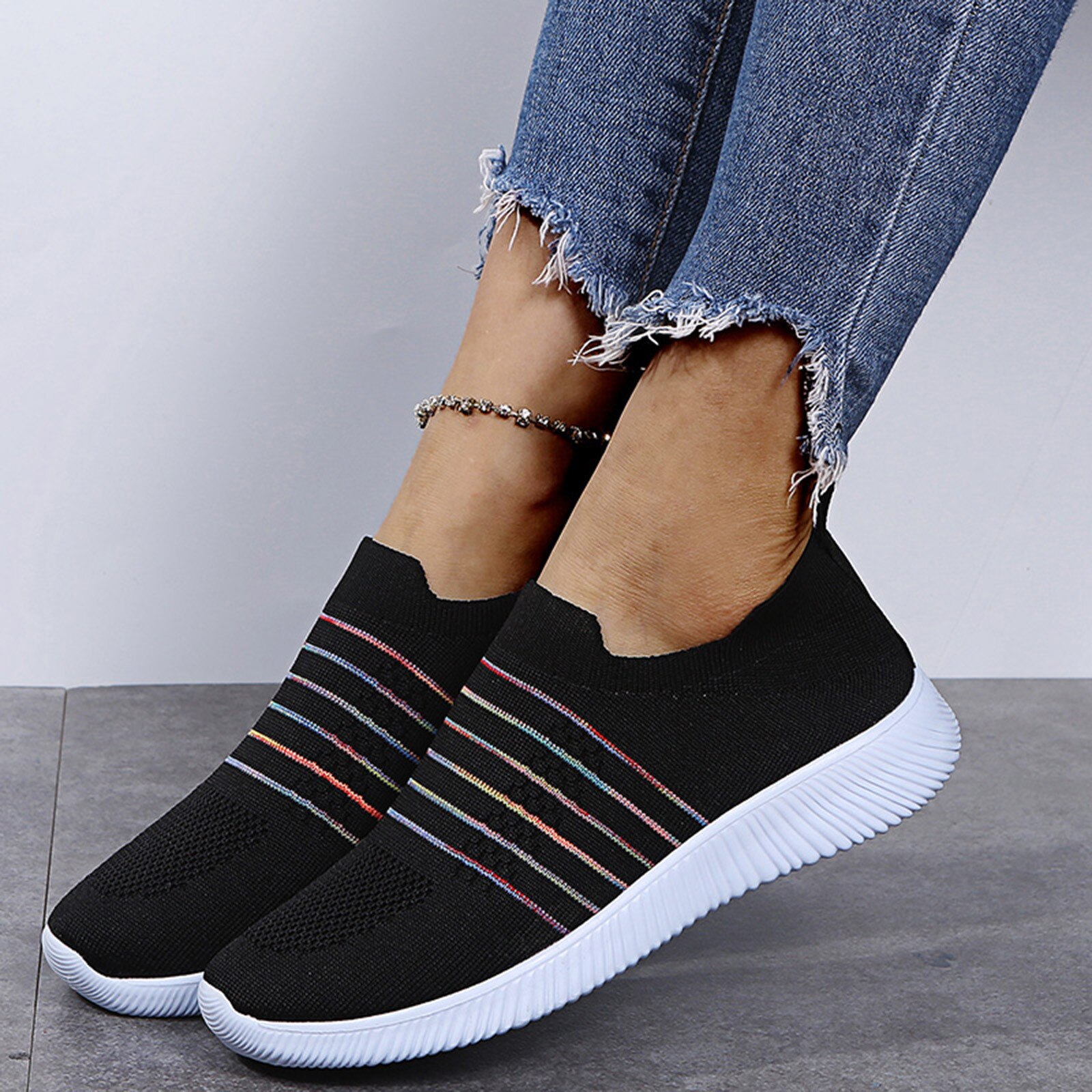 Licht Soft Sport Schoenen Vrouwen Mesh Ademend Tennis Schoenen Vrouwelijke Stabiliteit Tennis Sneakers Trainers Goedkope #3