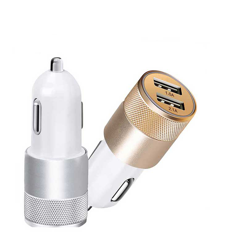 2 puertos de carga rápida USB para coche, adaptador de cargador de teléfono móvil para iPhone 11, Xiaomi, Huawei