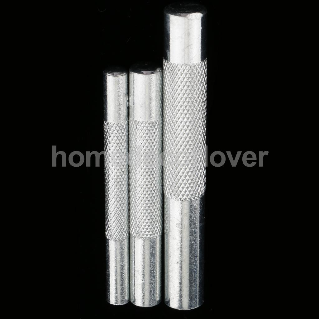 3pcs Die Punch Tools Snaps Fastener Punch Hole Tool for Rivet Button Install
