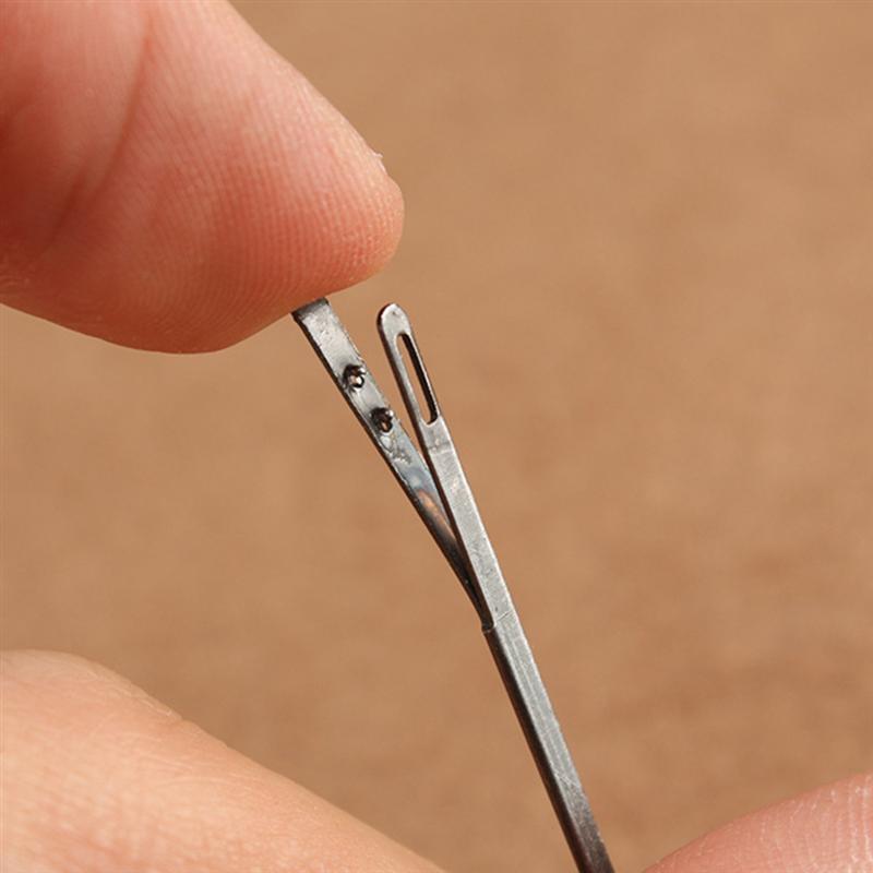5 aiguilles pour tressage, fil de cuir, Type US