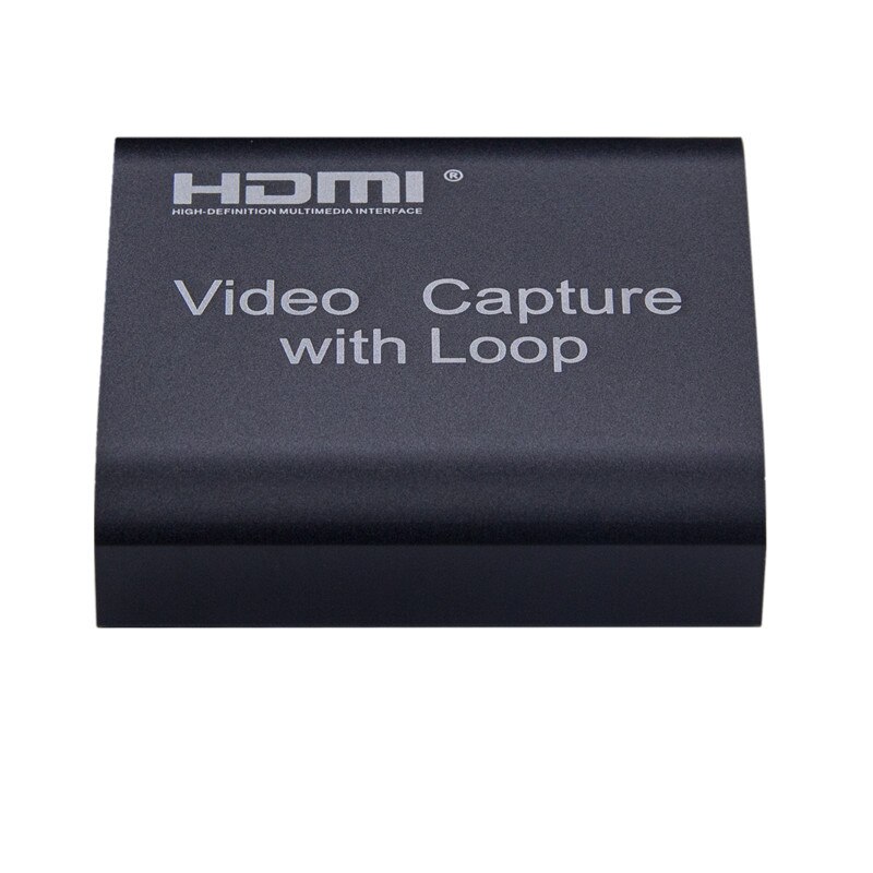 4K Video Capture Card Usb Naar Hdmi Met Ring Out Aluminium Hd Video Capture Card Ondersteunt 4K * 2K Scherm