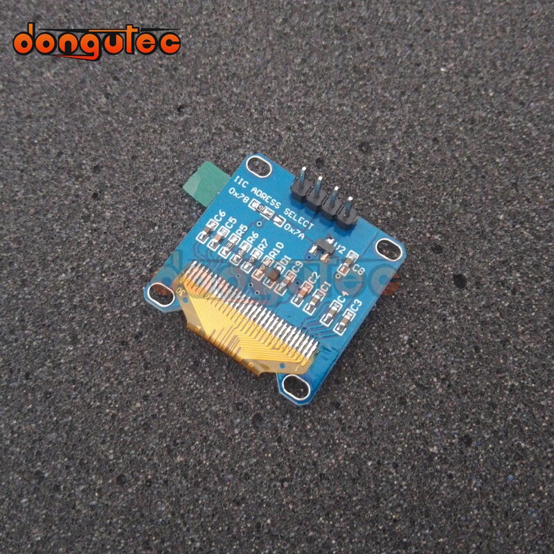 0.96 inch 4pin White OLED Module SSD1306 Drive IC 128*64 I2C IIC Communication