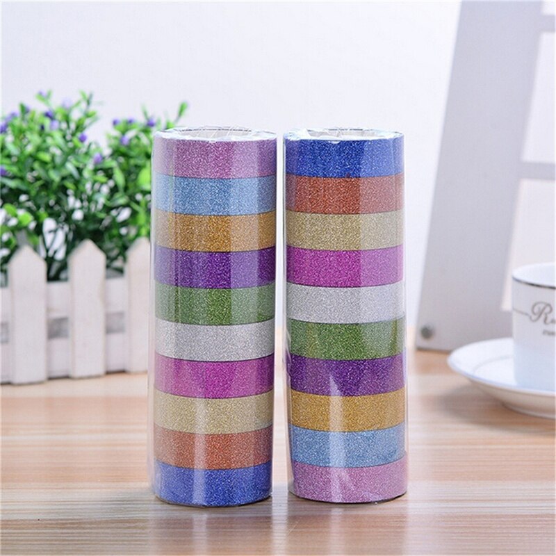 Rainbow Washi Sticky Paper Tape – Decorative Masking Tape For Scrapbooking & DIY Crafts