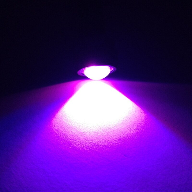 Luces decorativas Led resistentes al agua, 18MM, Ojo de águila, 9W, luces de marcha atrás ultrafinas para bicicletas y motocicletas: purple